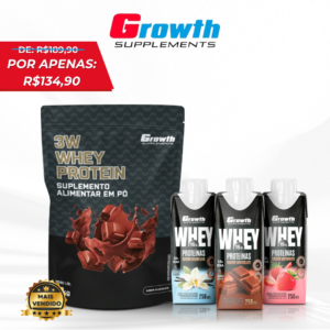 3 Whey Protein + 3 Bebidas Whey