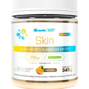GROWTH SKIN 345G (COLÁGENO TIPO 1 + COLÁGENO VERISOL&REG; + ÁCIDO HIALURÔNICO + VITAMINA C)